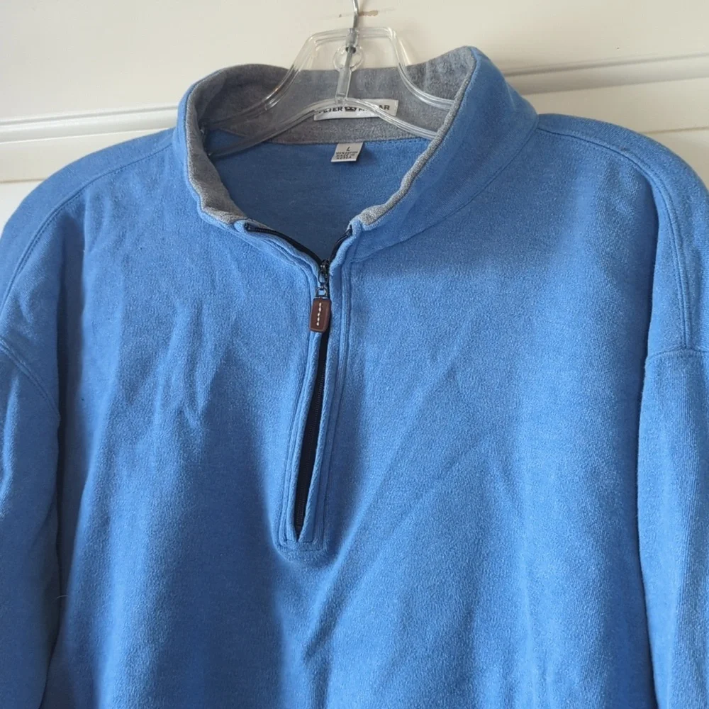 Peter Millar Quarter Zip Sweatshirt - Picture 3 of 5